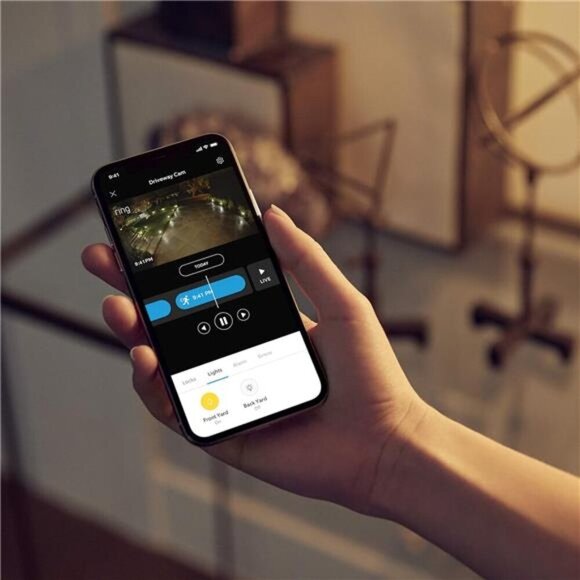 Ring Smart Lighting – Floodlight, Wired, Outdoor Motion-Sensor Security Light - Picture 5 of 6